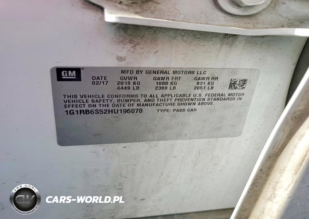 2017 Chevrolet Volt Premier VIN:1G1RB6S52HU196078 - 12
