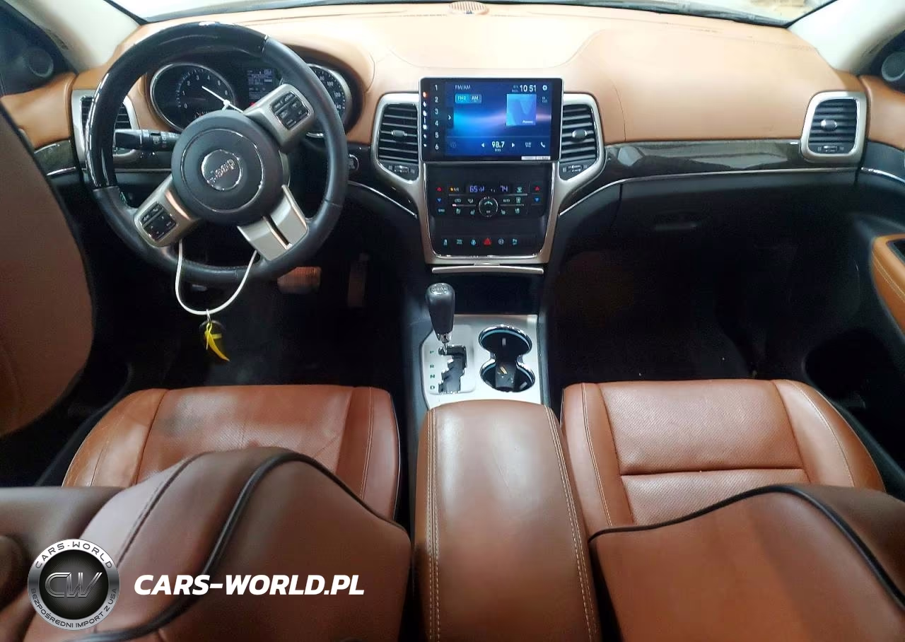 2012 Jeep Grand Cherokee Overland VIN:1C4RJFCT3CC341098 - 8