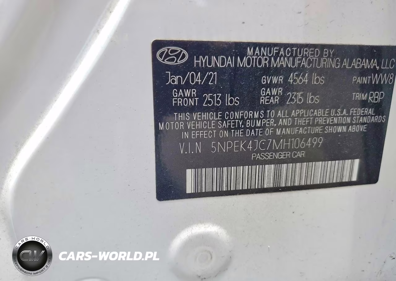 2021 Hyundai Sonata N Line VIN:5NPEK4JC7MH106499 - 12