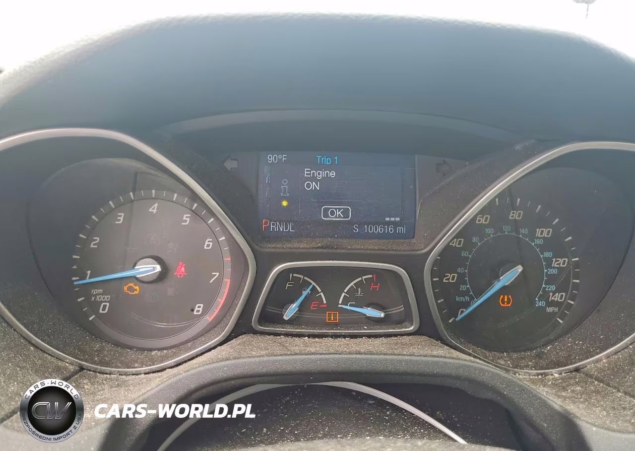 2014 Ford Focus Se VIN:1FADP3F21EL351650 - 9