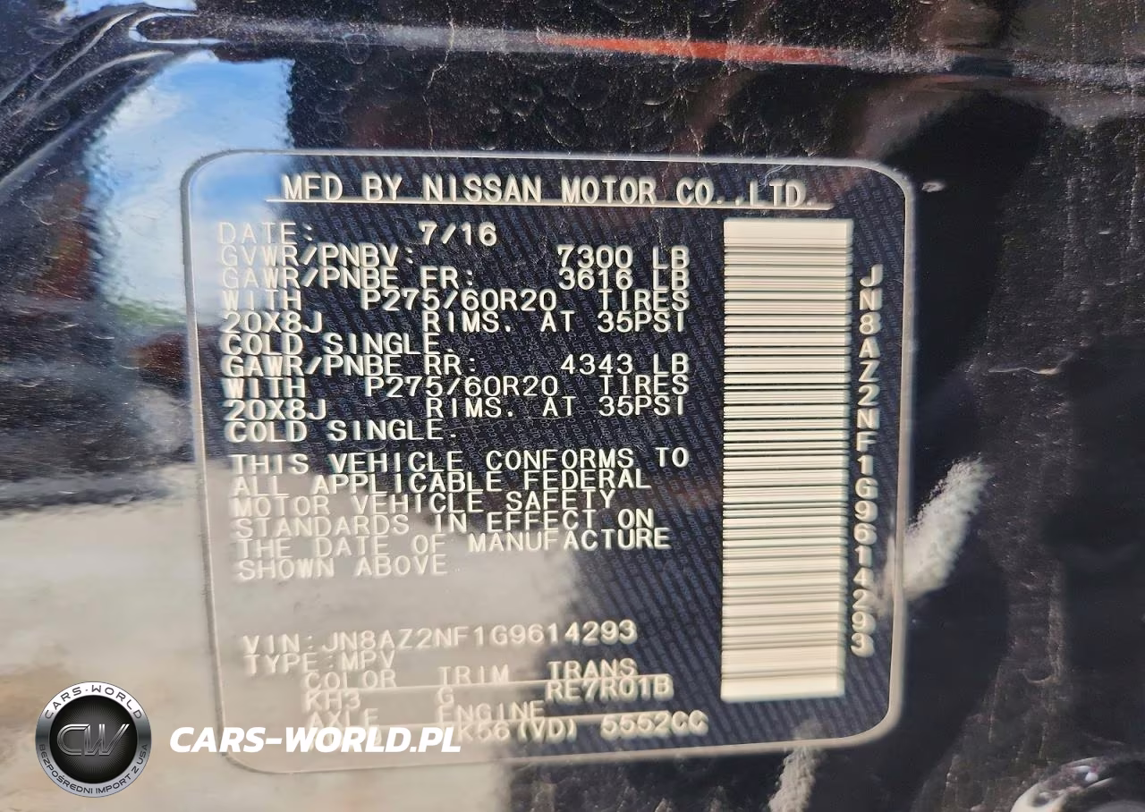 2016 Infiniti Qx80 Base VIN:JN8AZ2NF1G9614293 - 13