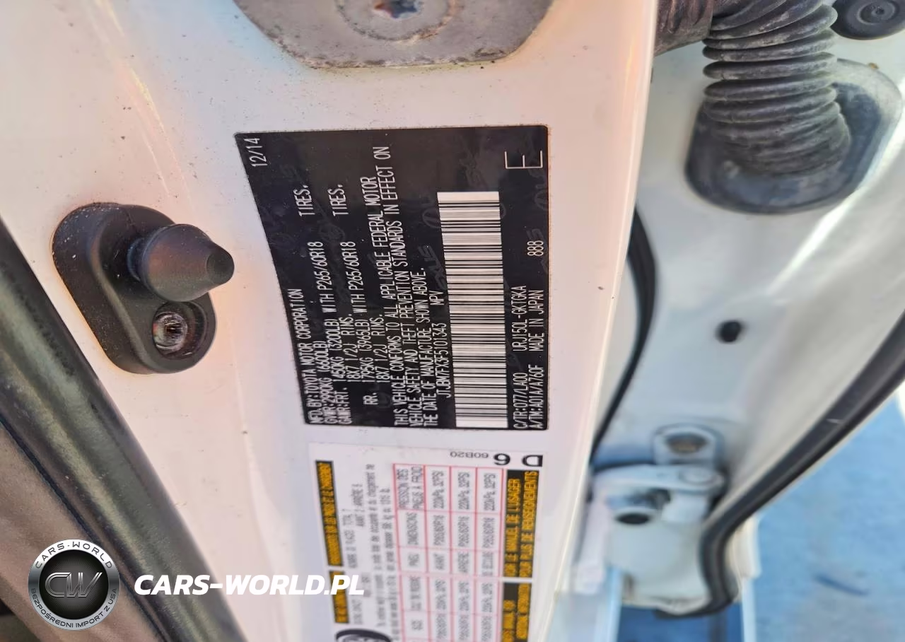 2015 Lexus Gx 460 VIN:JTJBM7FX3F5101343 - 12