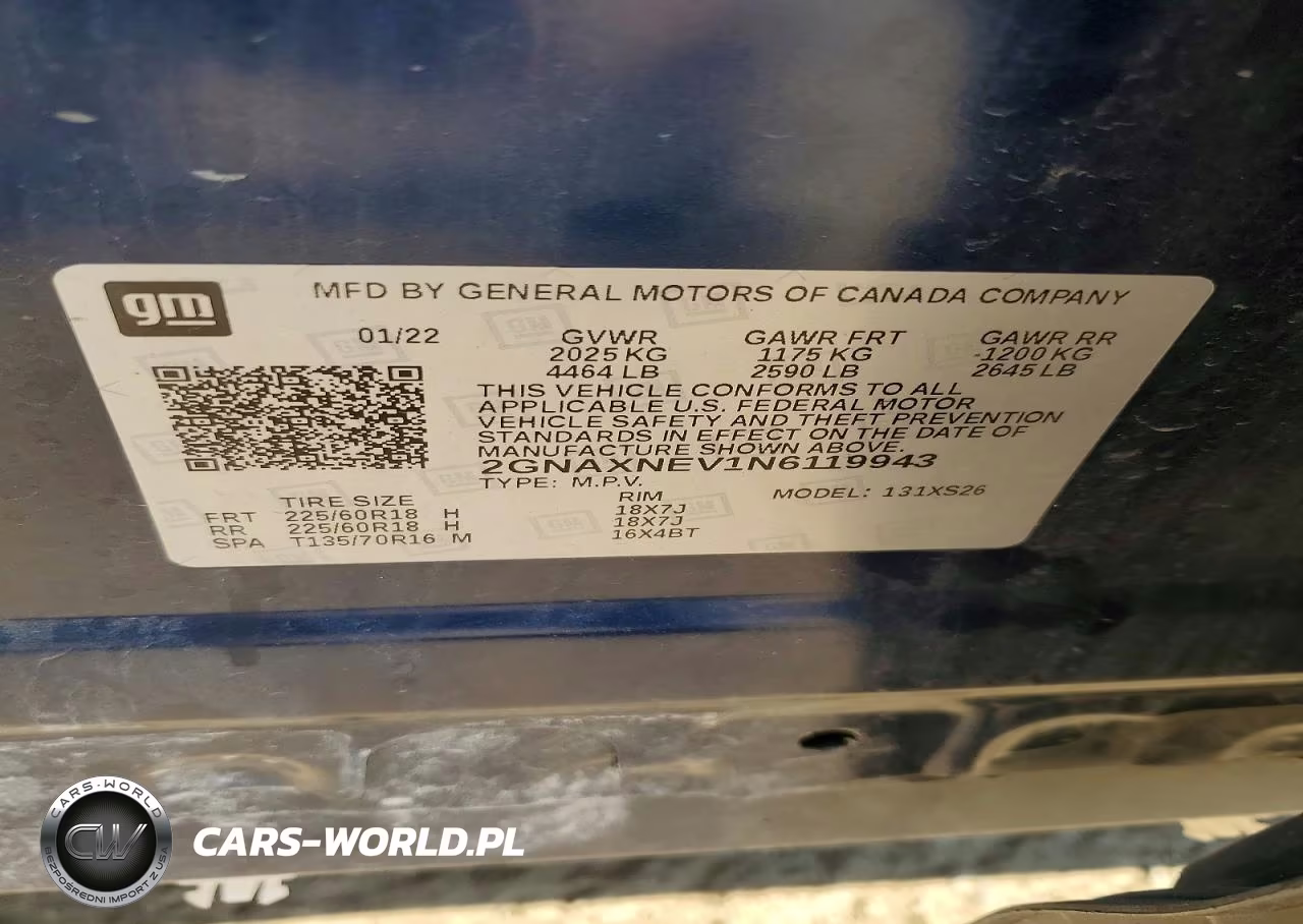 2022 Chevrolet Equinox Premier VIN:2GNAXNEV1N6119943 - 14