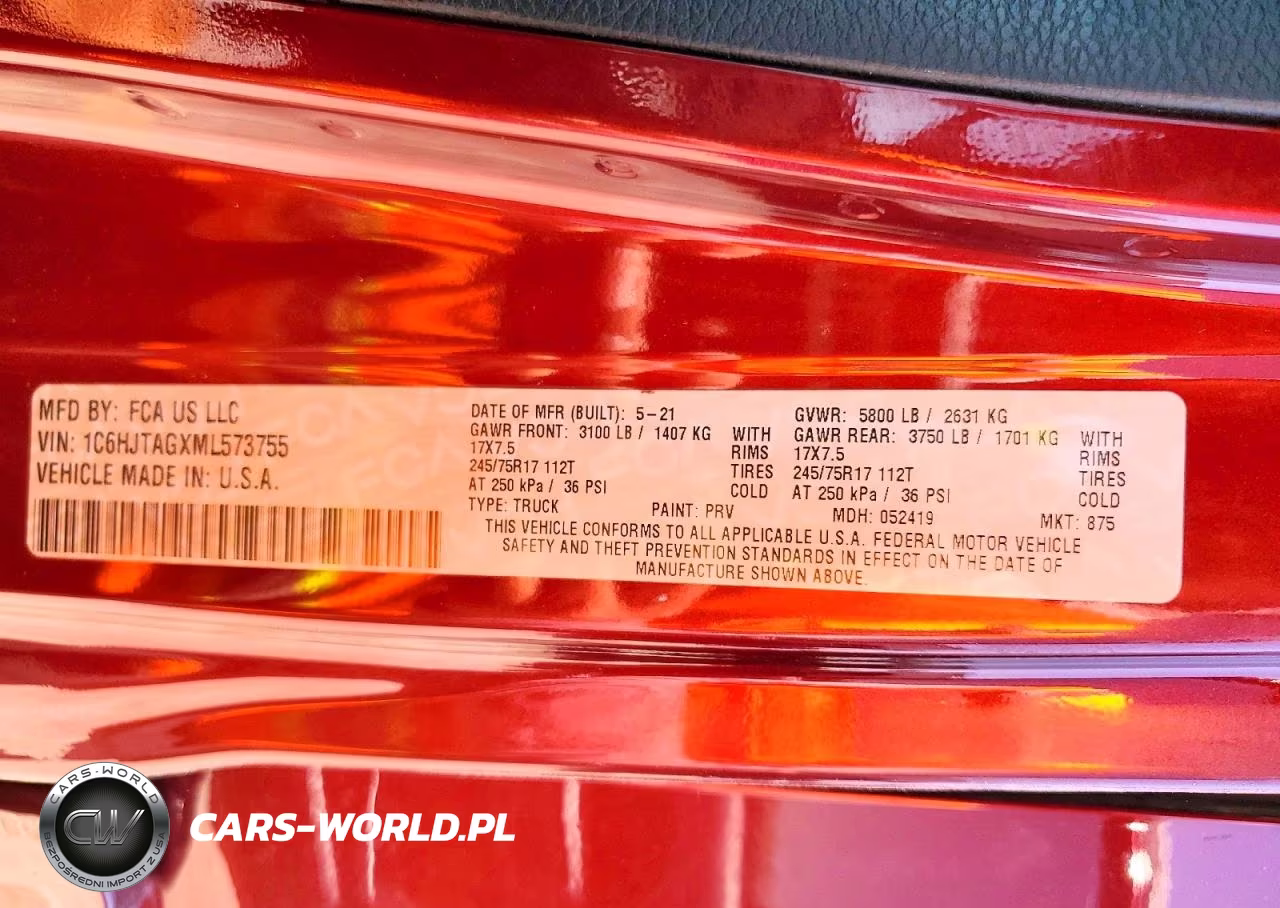2021 Jeep Gladiator Sport VIN:1C6HJTAGXML573755 - 13