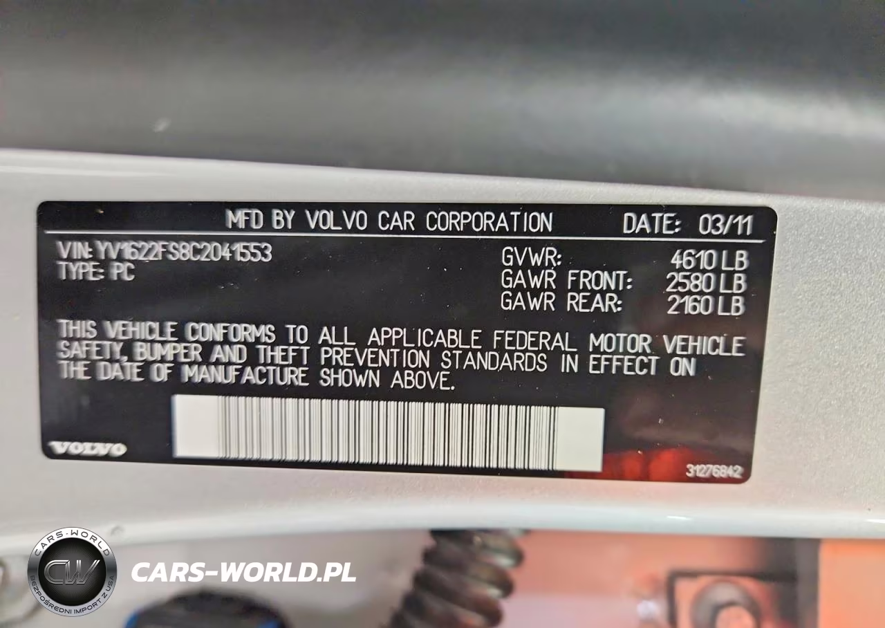 2012 Volvo S60 T5 VIN:YV1622FS8C2041553 - 12