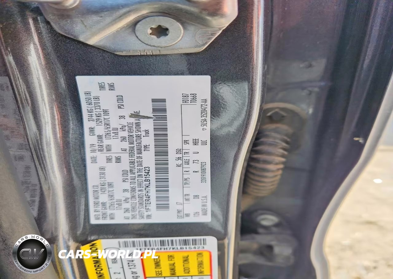2019 Ford Ranger Xl VIN:1FTER4FH7KLB15423 - 12