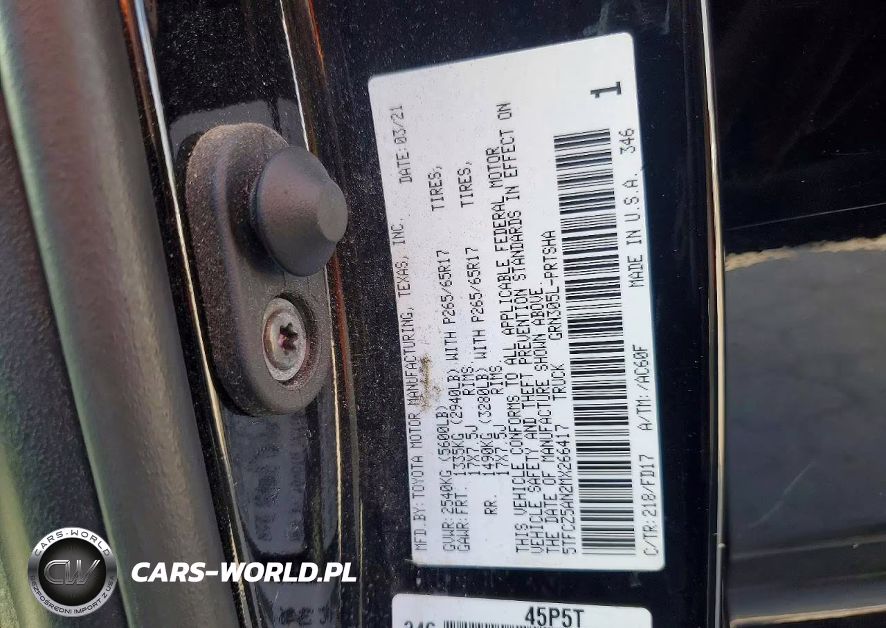 2021 Toyota Tacoma Trd Sport VIN:5TFCZ5AN2MX266417 - 13