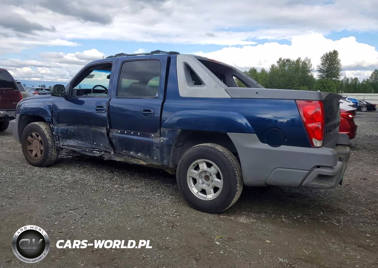 2002 Chevrolet Avalanche C1500 VIN:3GNEC13T12G292434 - 2