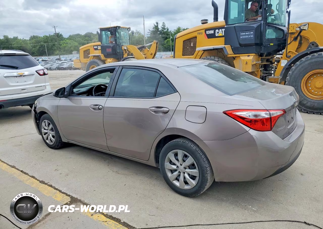2015 Toyota Corolla Le VIN:2T1BURHE4FC262586 - 2