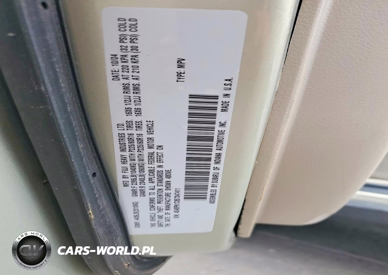 2005 Subaru Legacy Outback 2.5I VIN:4S4BP61C857347411 - 12