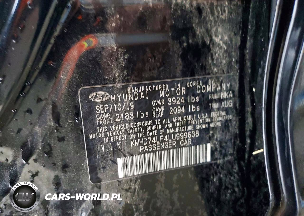 2020 Hyundai Elantra Se VIN:KMHD74LF4LU999638 - 12