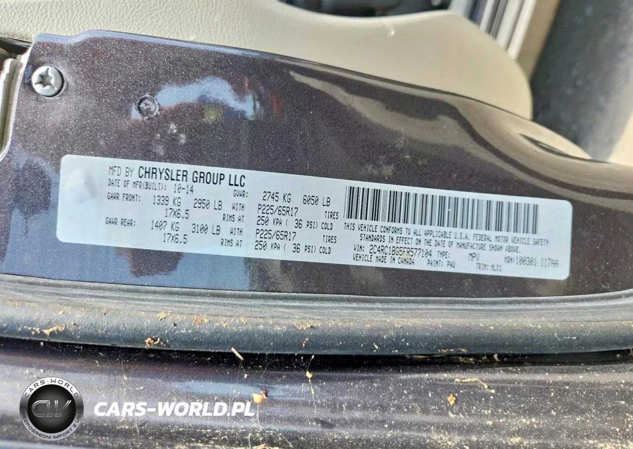2015 Chrysler Town & Country Touring VIN:2C4RC1BG5FR577104 - 13