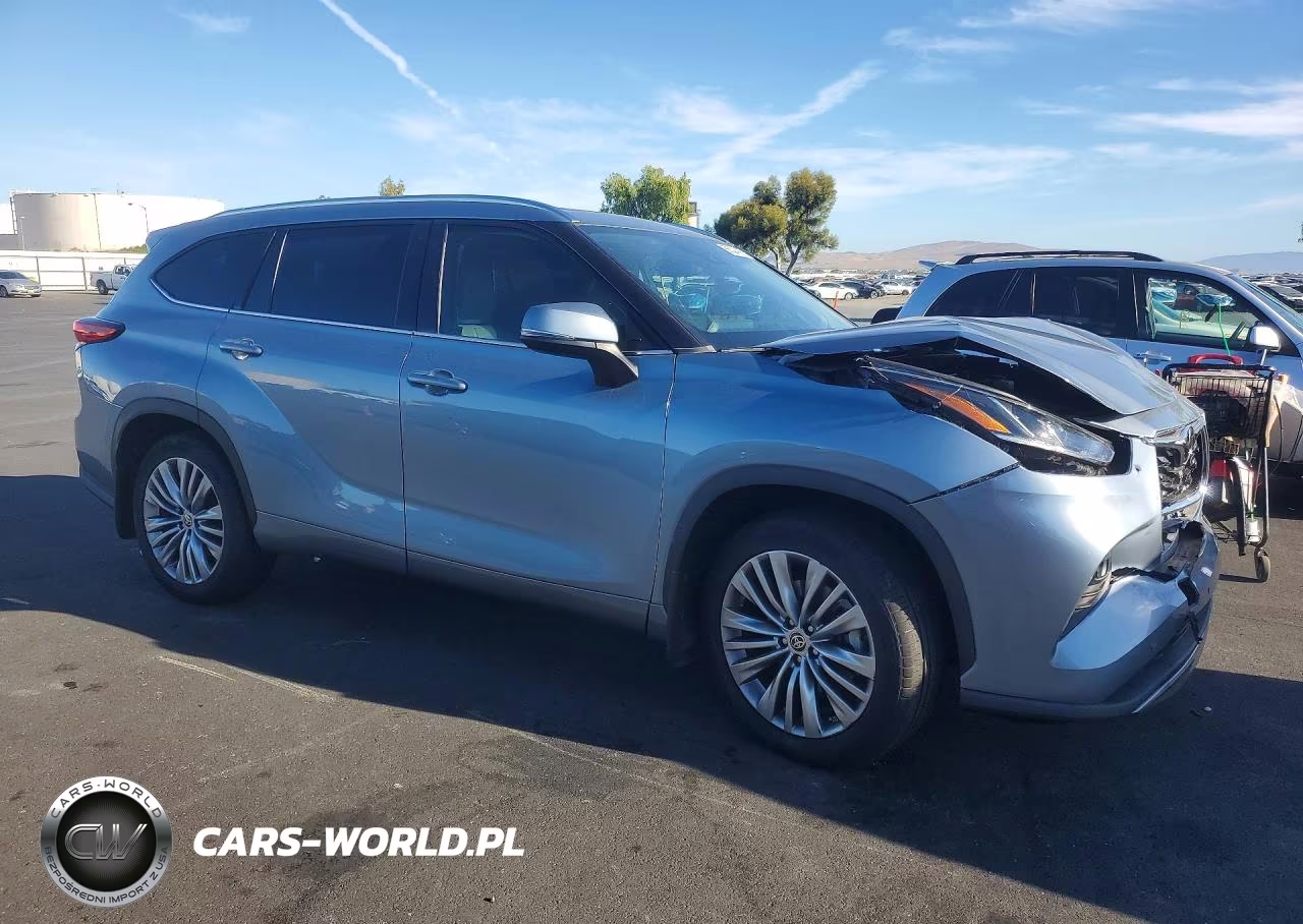 2022 Toyota Highlander Platinum VIN:5TDFZRAH8NS110825 - 4