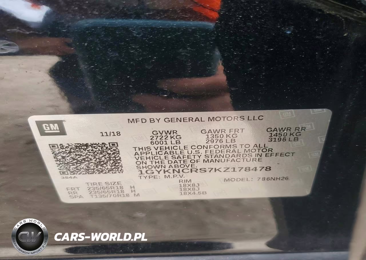 2019 Cadillac Xt5 Luxury VIN:1GYKNCRS7KZ178478 - 14