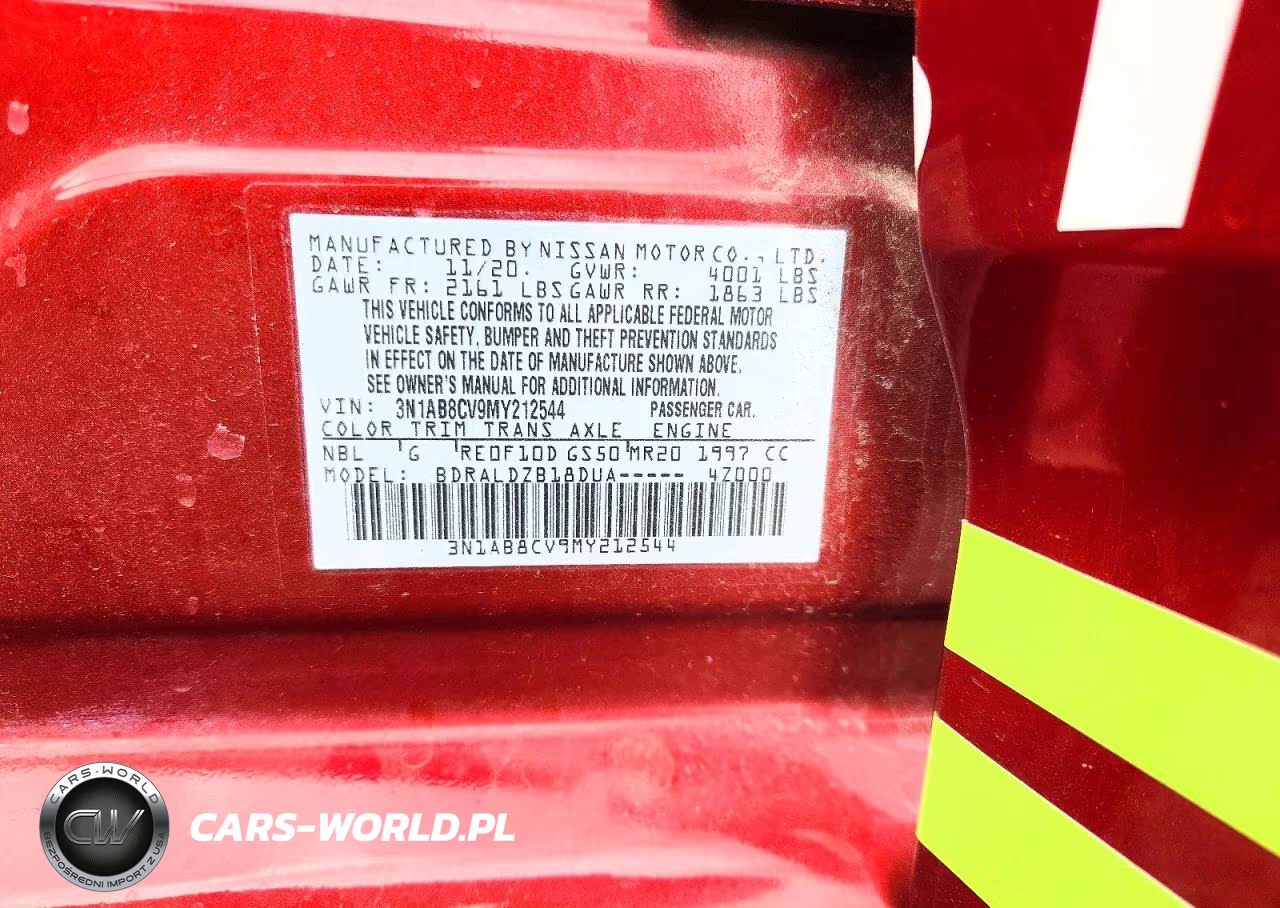2021 Nissan Sentra Sv VIN:3N1AB8CV9MY212544 - 12