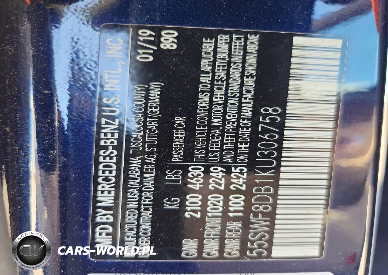 2019 Mercedes-Benz C 300 VIN:55SWF8DB1KU306758 - 12