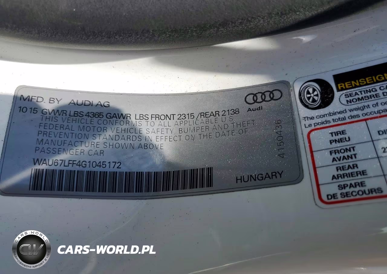 2016 Audi A3 Premium VIN:WAU67LFF4G1045172 - 12