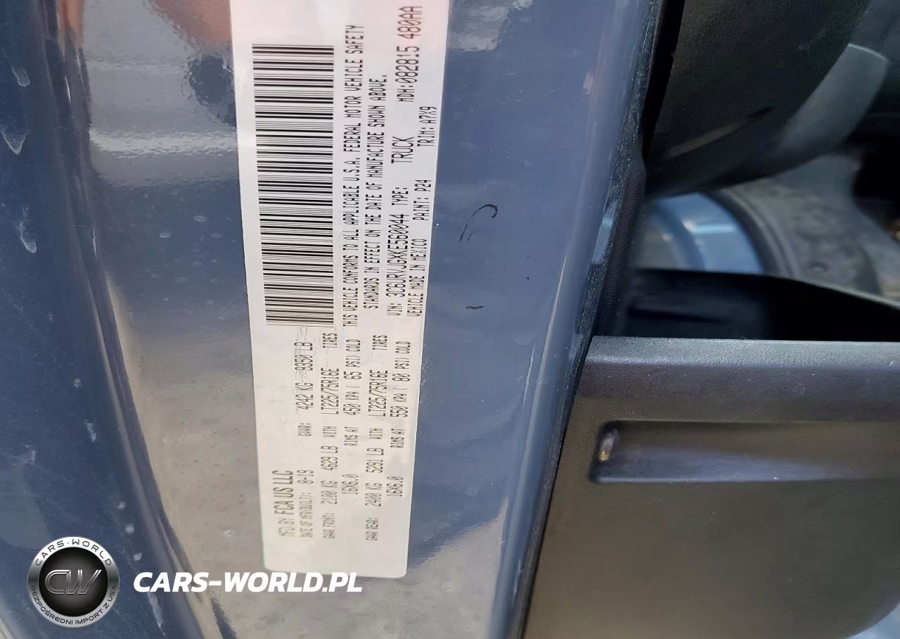 2019 Ram Promaster 3500 3500 High VIN:3C6URVJGXKE560044 - 13