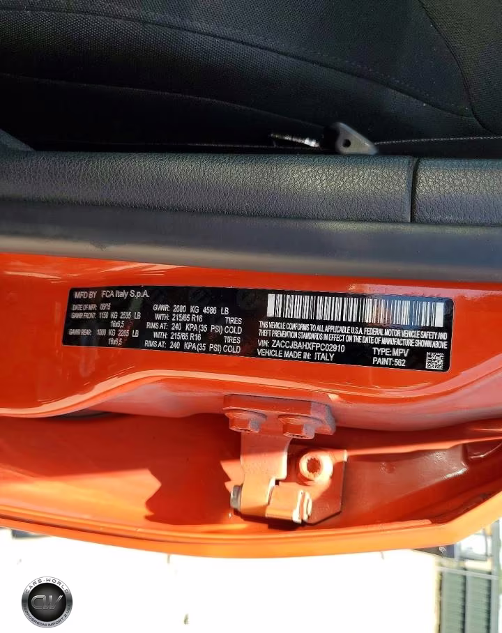 2015 Jeep Renegade Sport VIN:ZACCJBAHXFPC02910 - 13