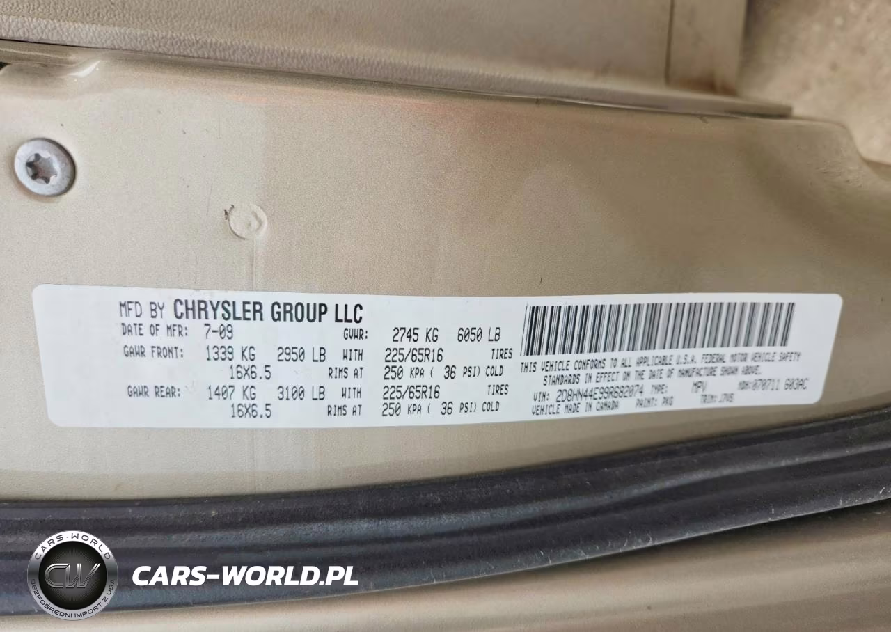 2009 Dodge Grand Caravan Se VIN:2D8HN44E99R682074 - 13
