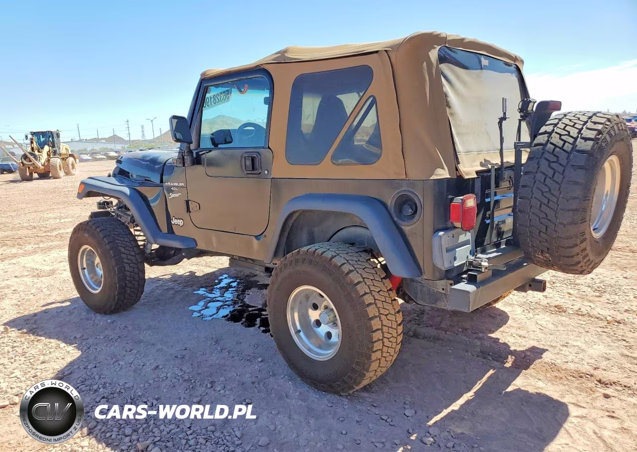 1999 Jeep Wrangler - Tj Sport VIN:1J4FY19S0XP403176 - 2