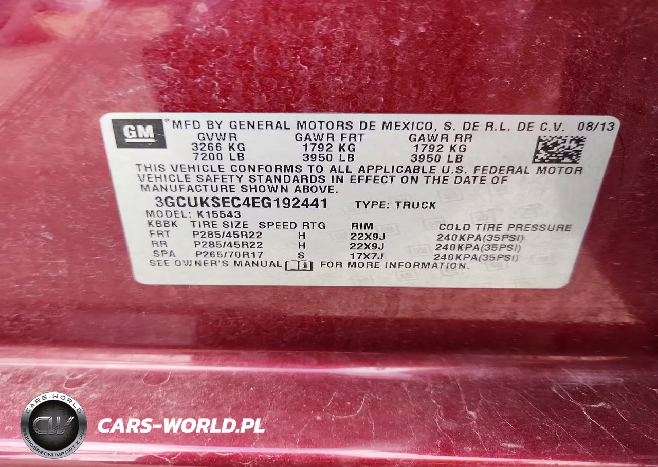 2014 Chevrolet Silverado K1500 Ltz VIN:3GCUKSEC4EG192441 - 12