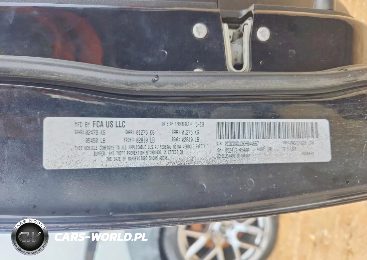 2019 Dodge Charger Scat Pack VIN:2C3CDXGJ3KH644667 - 13
