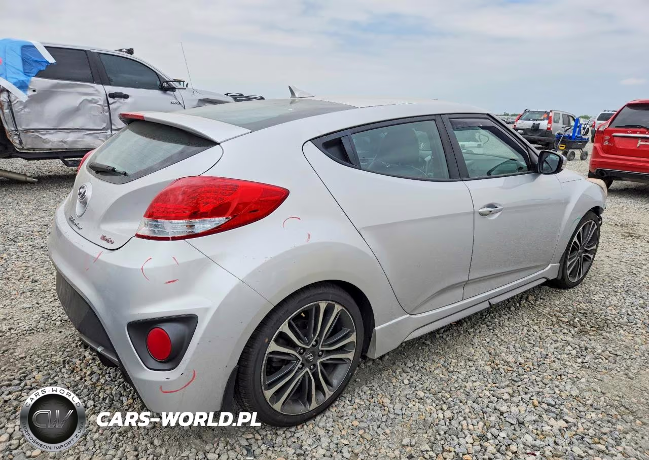 2016 Hyundai Veloster Turbo VIN:KMHTC6AE5GU273032 - 3