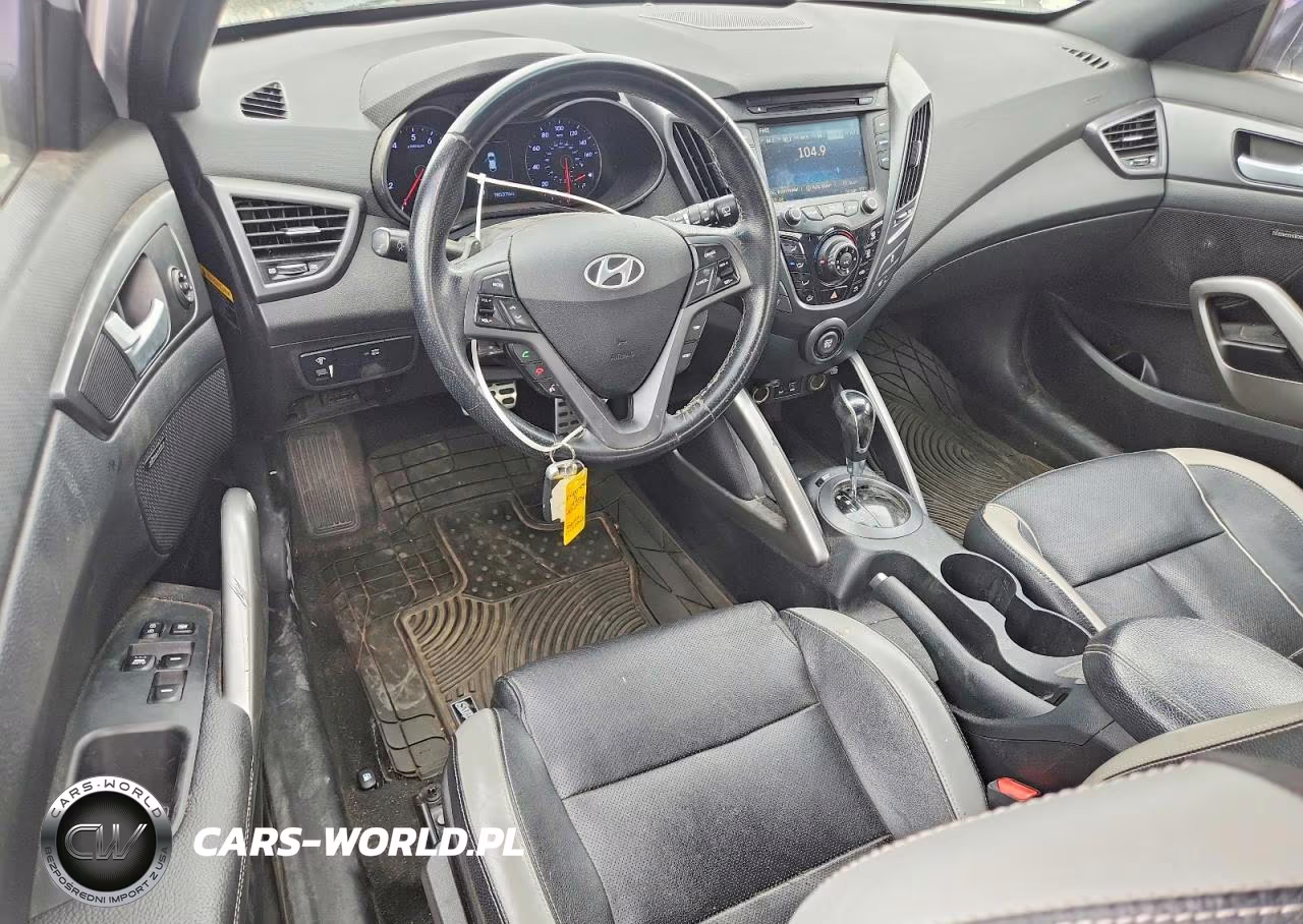 2016 Hyundai Veloster Turbo VIN:KMHTC6AE5GU273032 - 8
