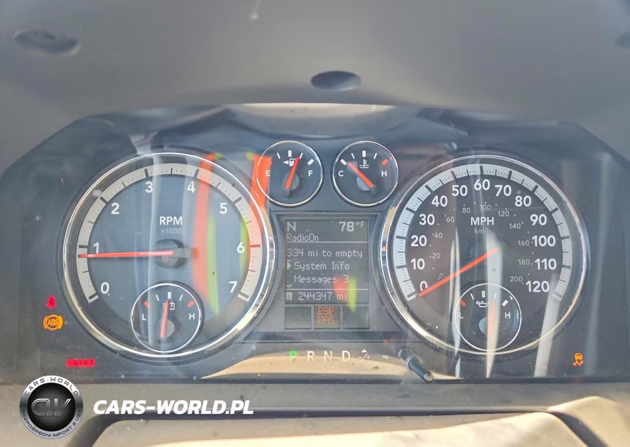 2009 Dodge Ram 1500 VIN:1D3HB13T29S748444 - 9