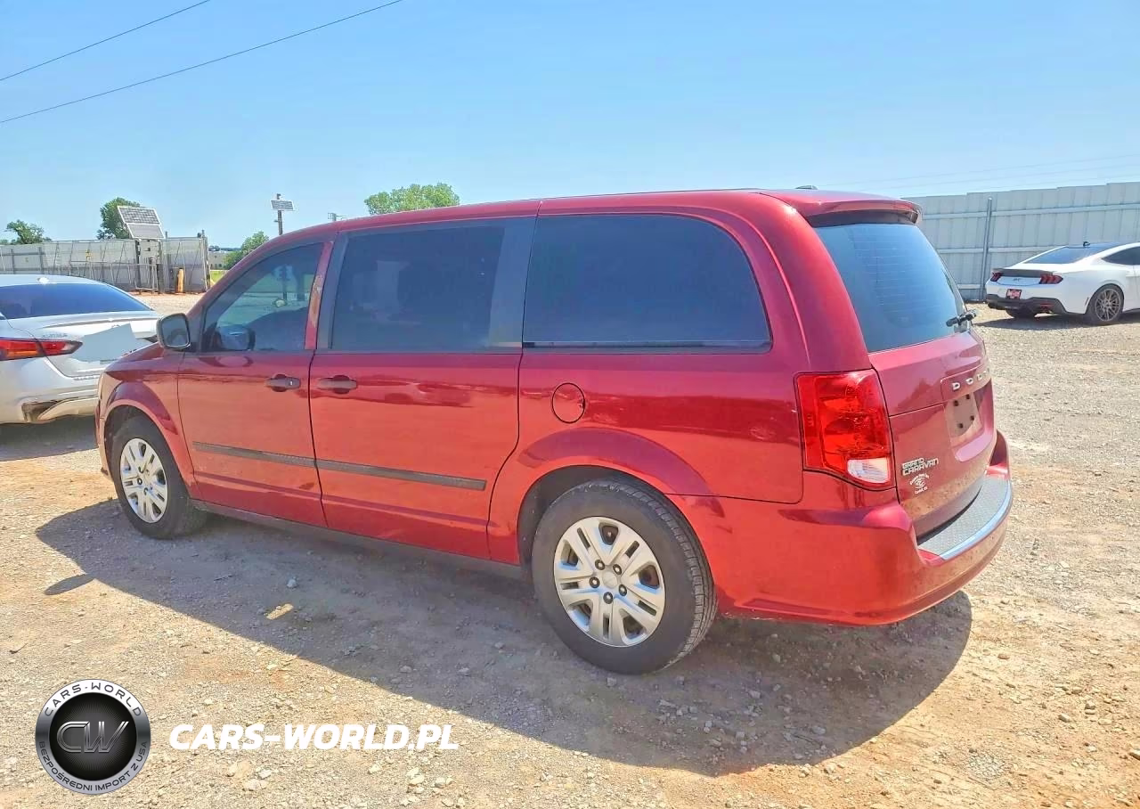 2016 Dodge Grand Caravan Se VIN:2C4RDGBG4GR103369 - 2