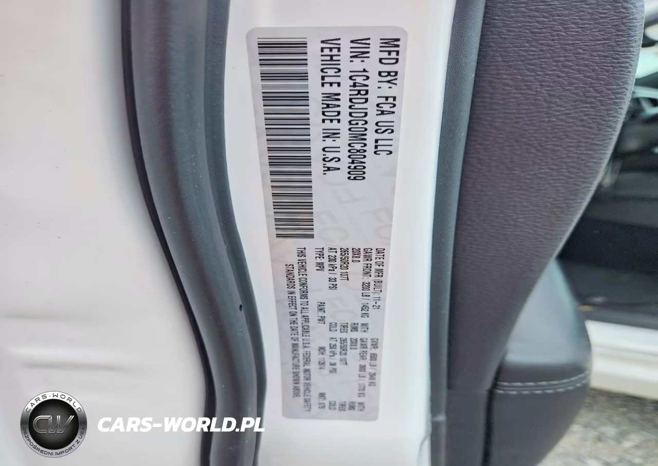 2021 Dodge Durango Gt VIN:1C4RDJDG0MC804909 - 14