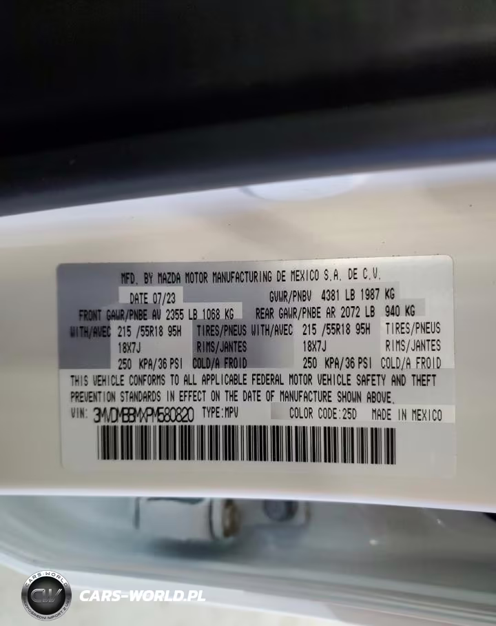 2023 Mazda Cx-30 Select VIN:3MVDMBBMXPM580820 - 13