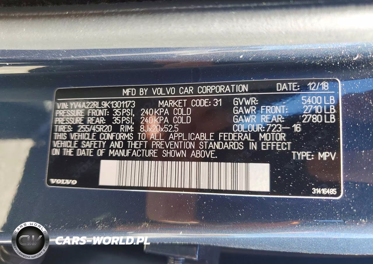 2019 Volvo Xc60 T6 Inscription VIN:YV4A22RL9K1301173 - 13