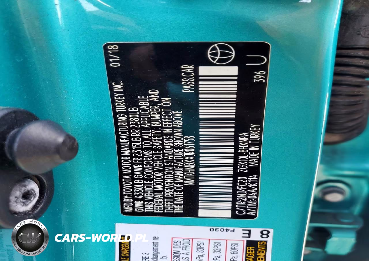2018 Toyota C-Hr Xle VIN:NMTKHMBXXJR061758 - 14