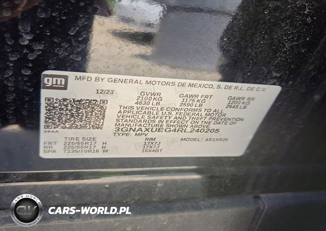 2024 Chevrolet Equinox Lt VIN:3GNAXUEG4RL240205 - 13