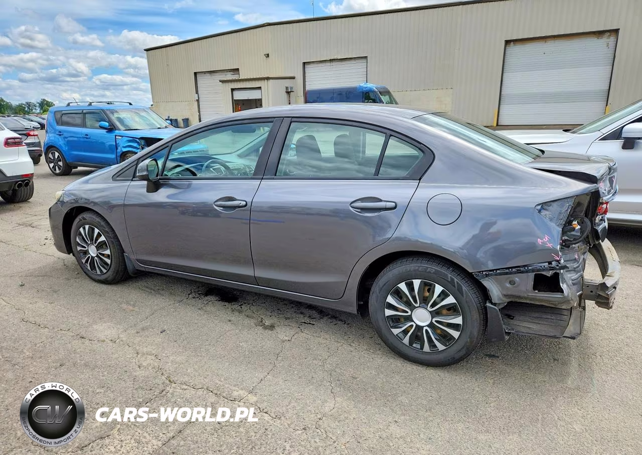2013 Honda Civic Lx VIN:2HGFB2F5XDH603074 - 2