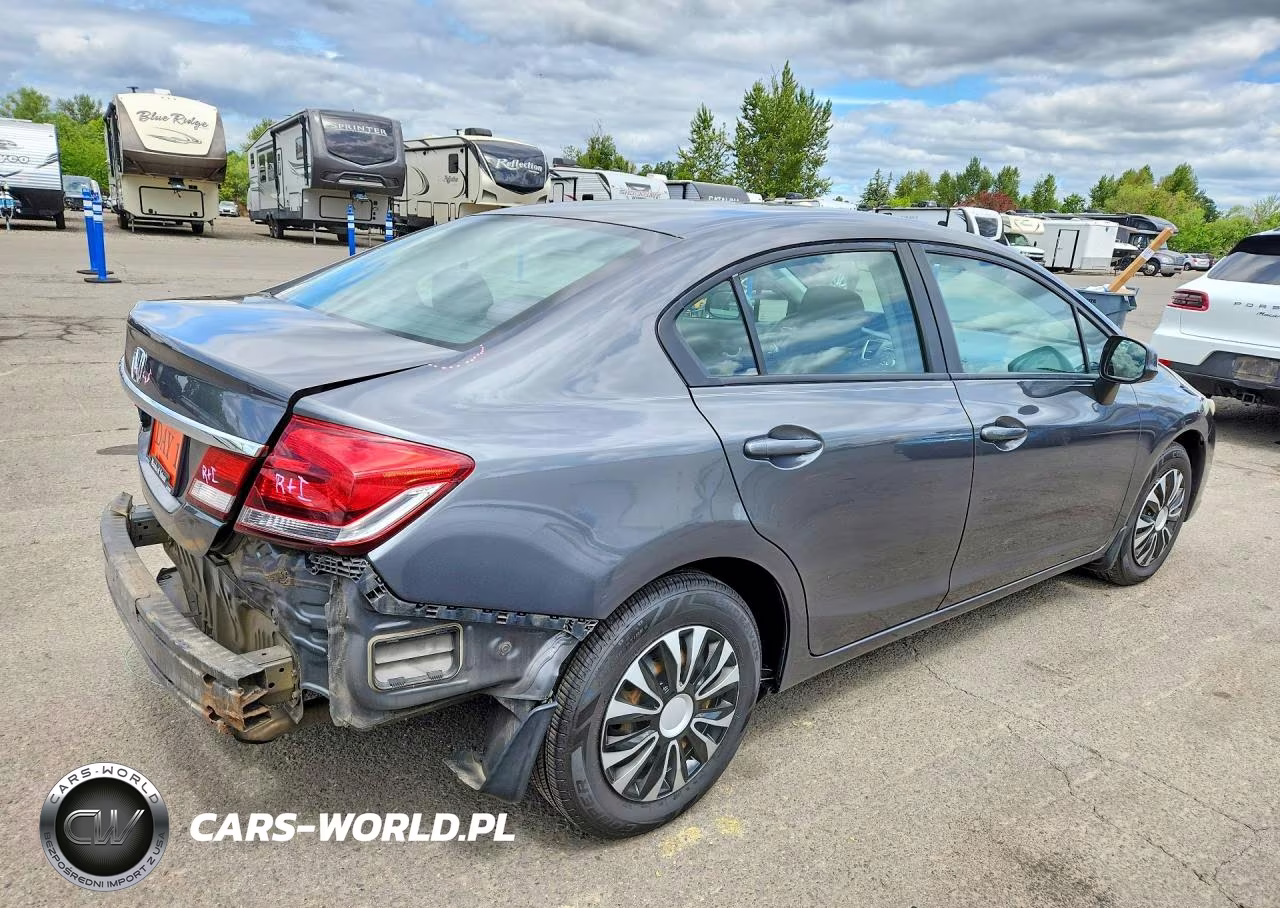 2013 Honda Civic Lx VIN:2HGFB2F5XDH603074 - 3