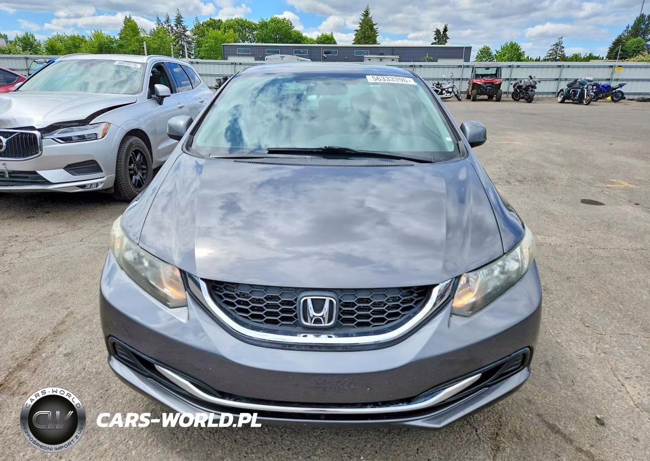 2013 Honda Civic Lx VIN:2HGFB2F5XDH603074 - 5