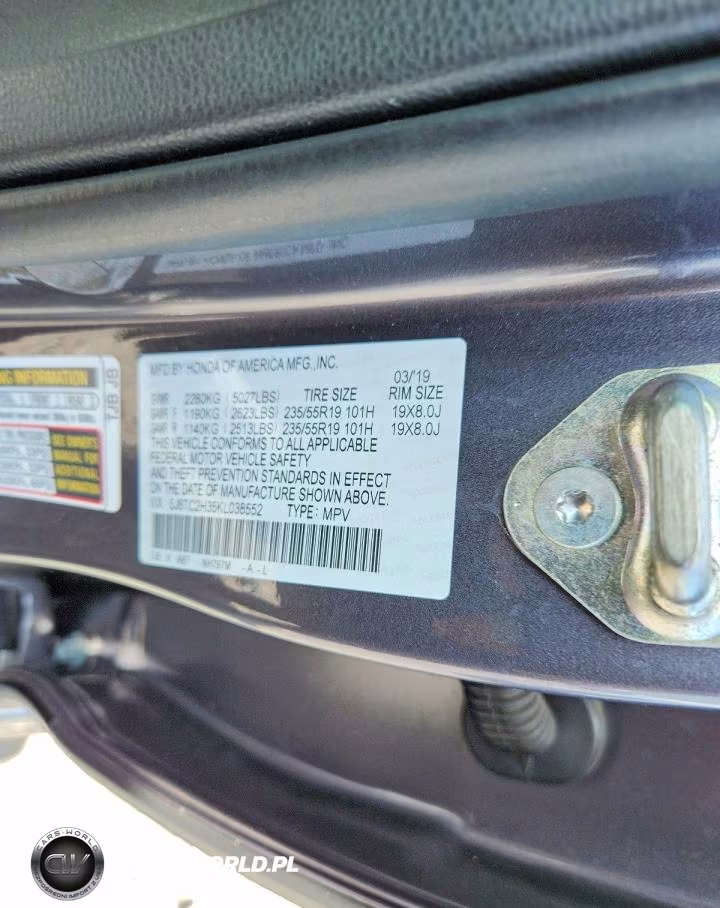 2019 Acura Rdx VIN:5J8TC2H35KL038552 - 14