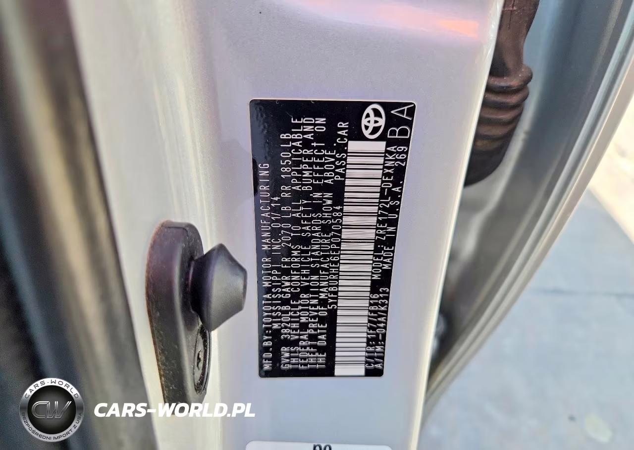 2014 Toyota Corolla Le VIN:5YFBURHE6EP070584 - 12