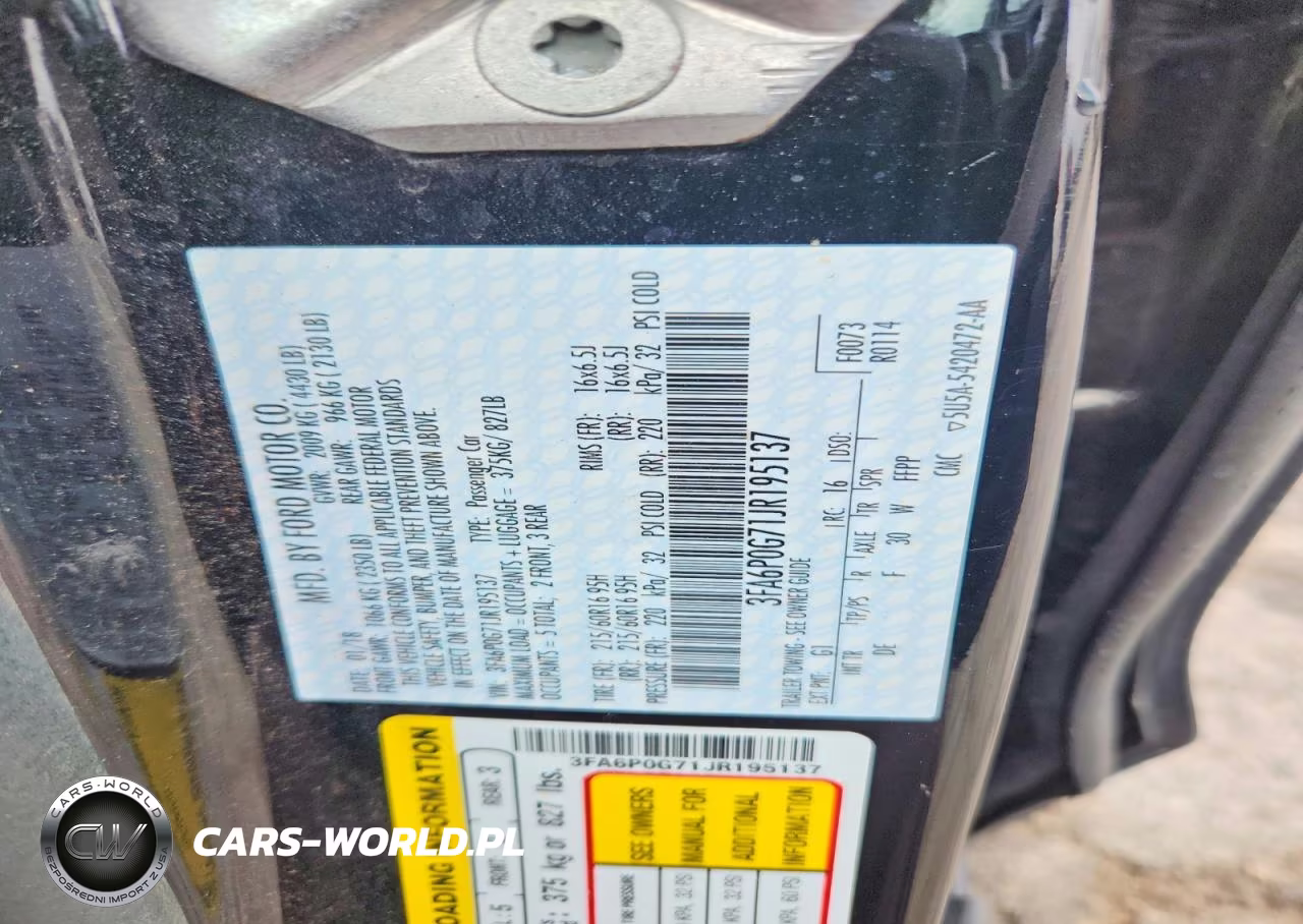 2018 Ford Fusion S VIN:3FA6P0G71JR195137 - 12