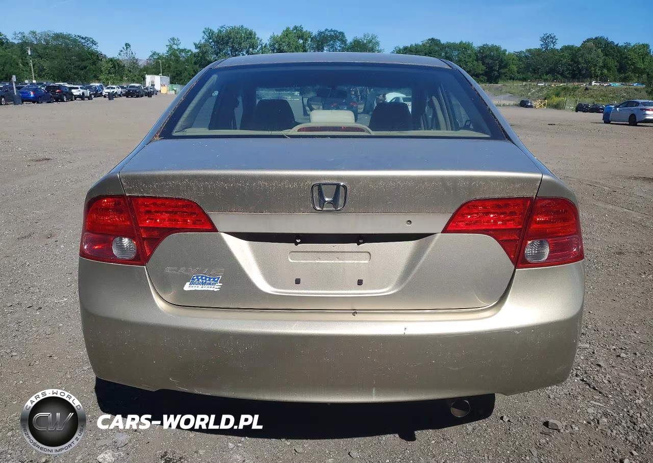 2008 Honda Civic Lx VIN:1HGFA16518L005820 - 6