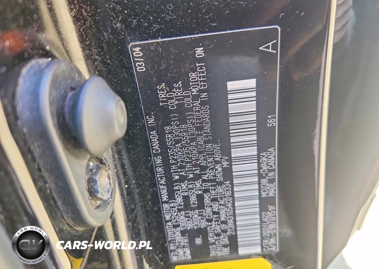 2004 Lexus Rx 330 VIN:2T2HA31U54C016334 - 13