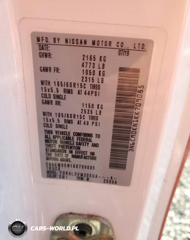 2019 Nissan Nv200 S VIN:3N6CM0KN1KK709085 - 12