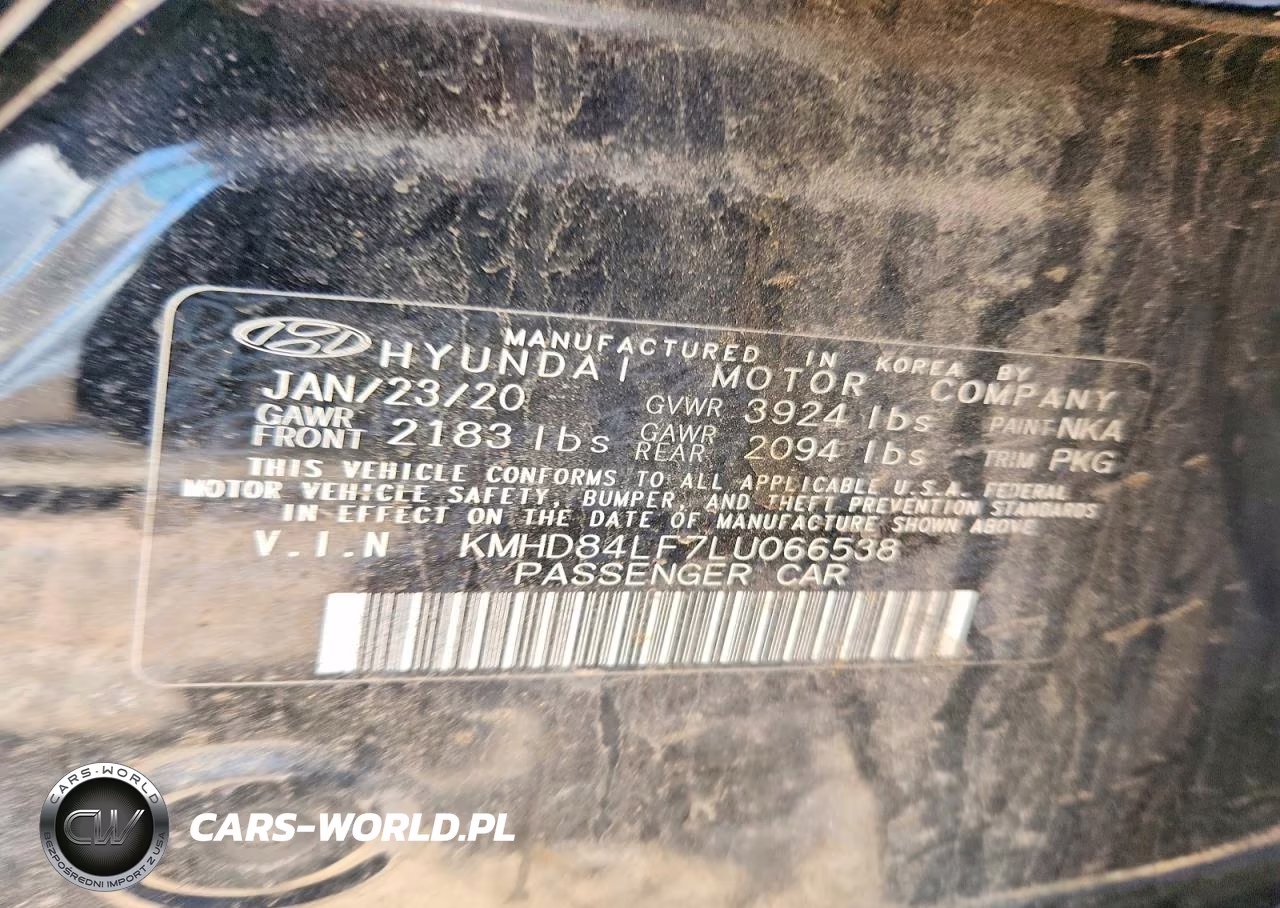 2020 Hyundai Elantra Sel VIN:KMHD84LF7LU066538 - 12
