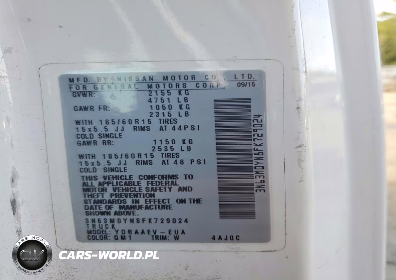 2015 Chevrolet City Express Ls VIN:3N63M0YN8FK729024 - 14