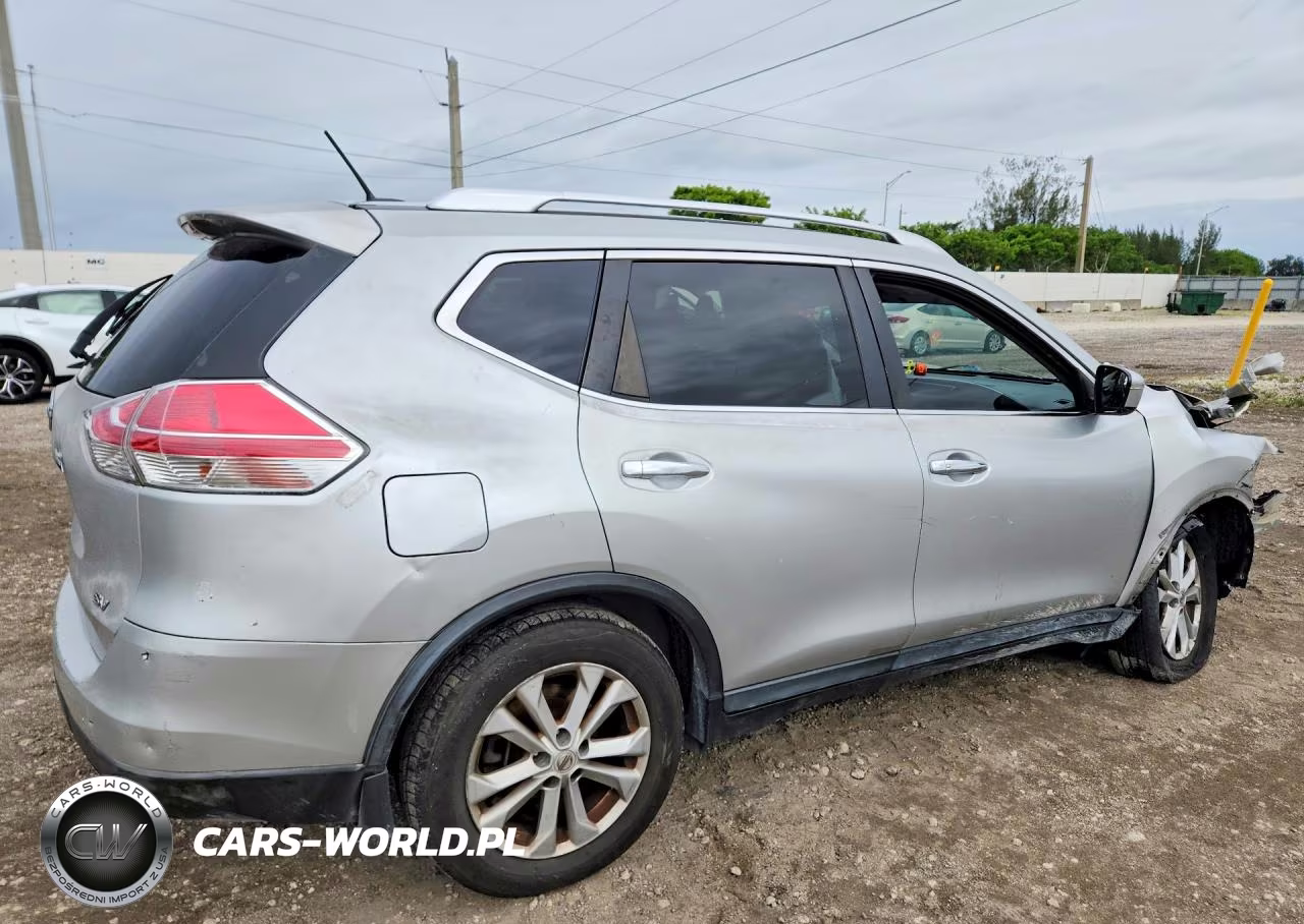 2015 Nissan Rogue Sv VIN:KNMAT2MT1FP527802 - 3