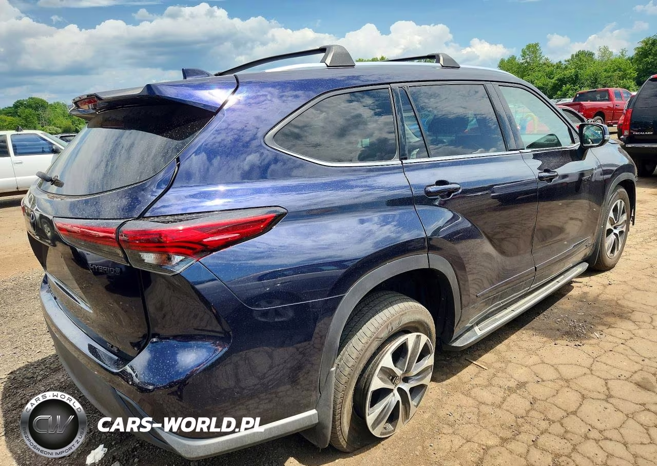 2021 Toyota Highlander Hybrid Xle VIN:5TDHBRCH9MS537259 - 3