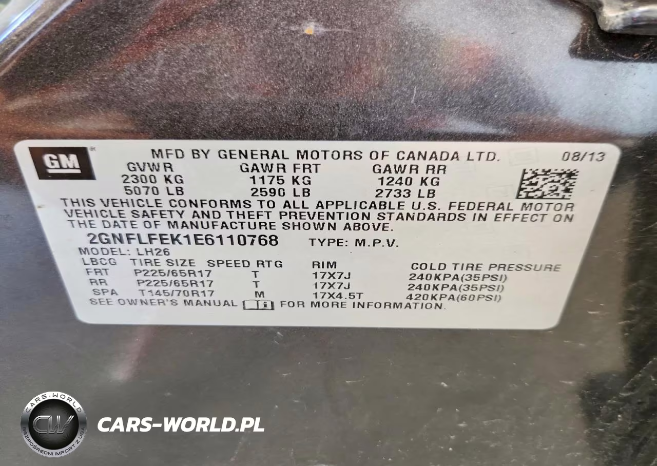 2014 Chevrolet Equinox Lt VIN:2GNFLFEK1E6110768 - 13